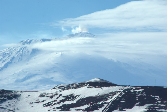 Mt. Erebus pluming